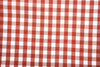 Red on White Broad Gingham Checks Shirt
