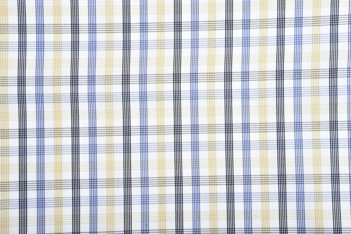 Country Blue Yellow Tatersall Shirt - 11