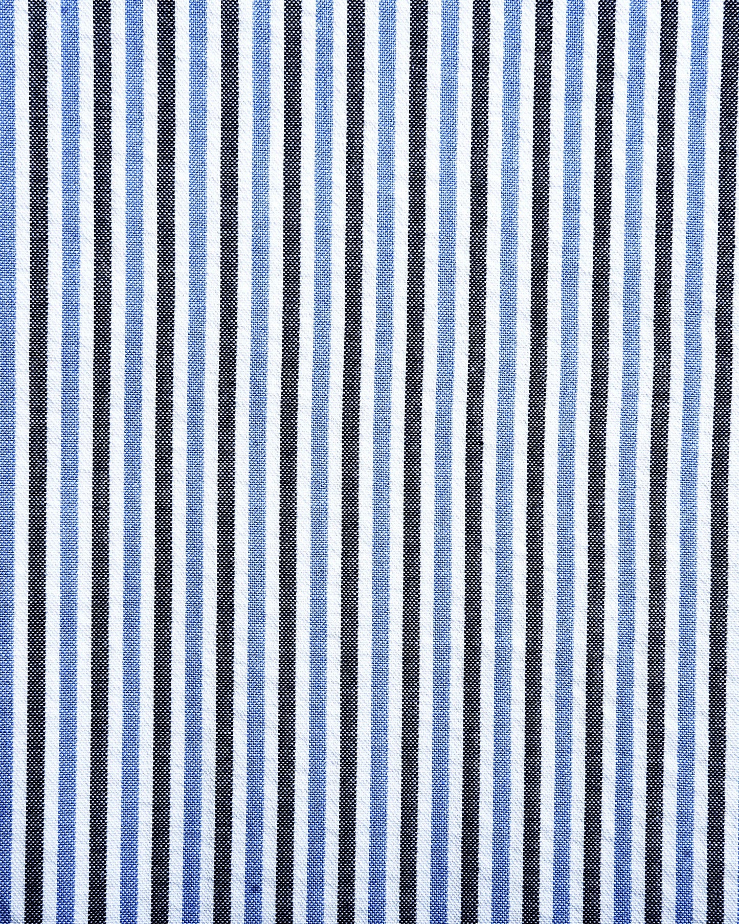 Dark Blue With Black Stripes On White Shirt