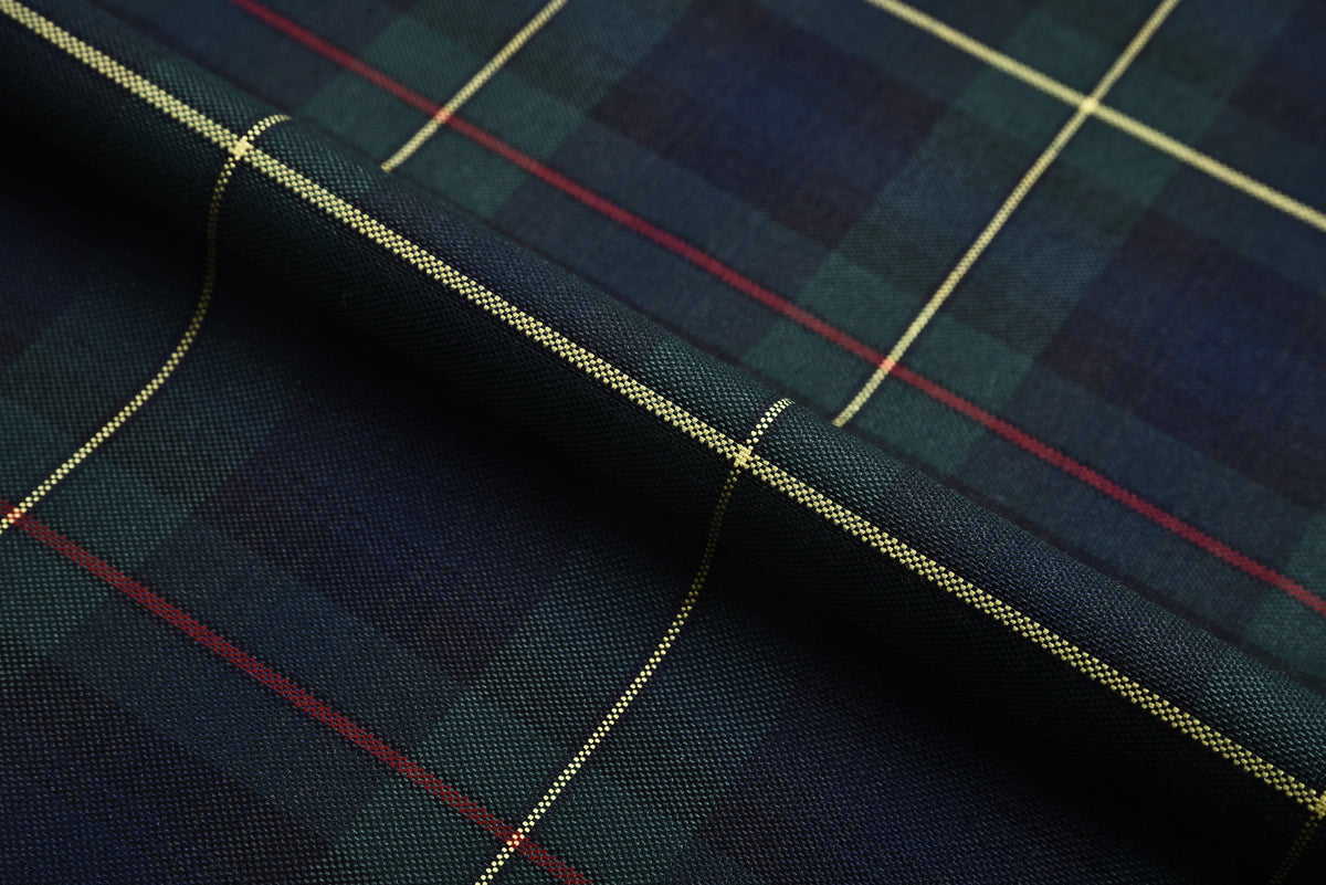 Navy Green Red Bold Checks - 4