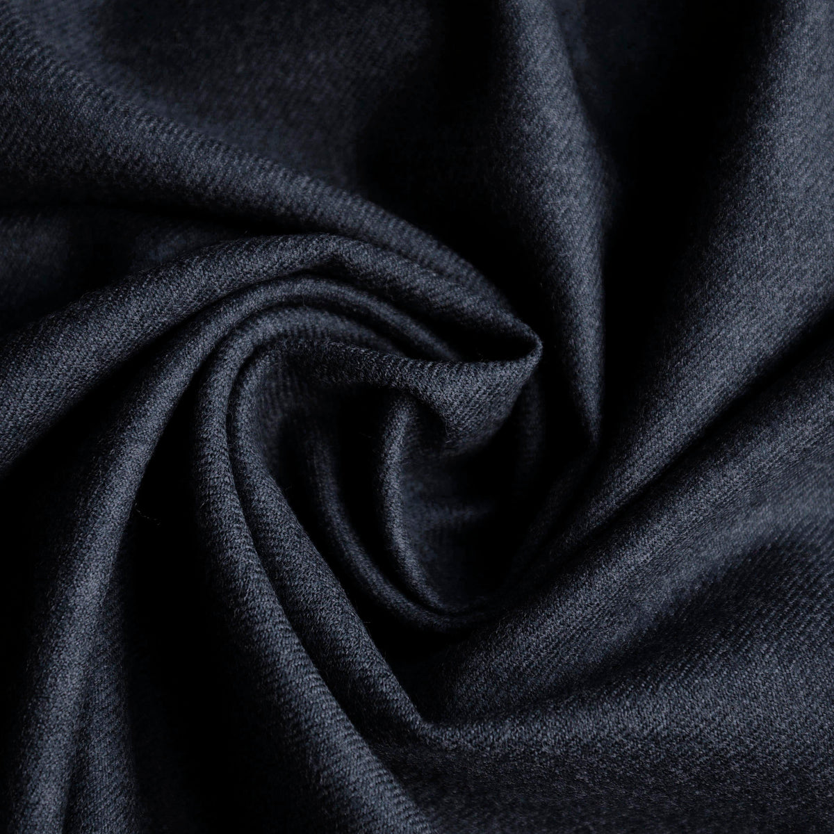 Dugdale Navy Blue Wool Flannel Suit - 12