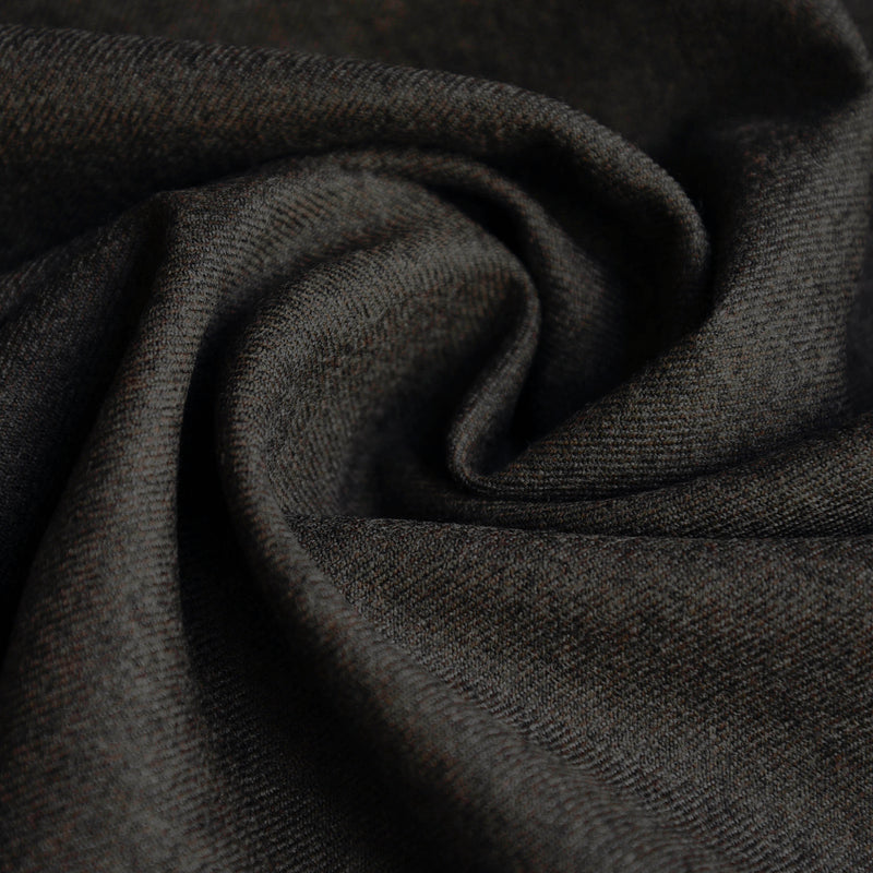 Dugdale Olive Grey Wool Flannel Dress Pant