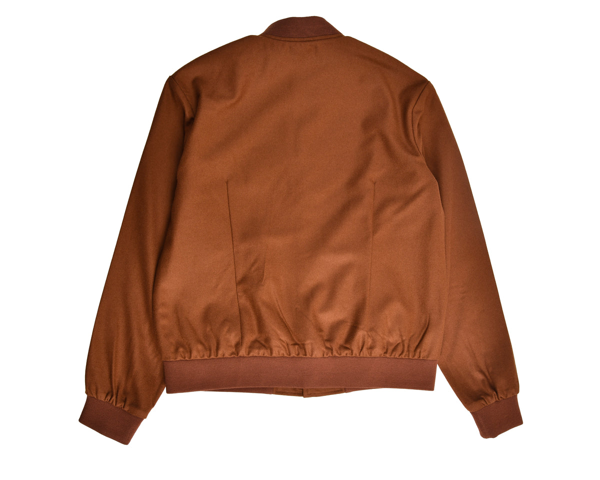 VBC:100% Wool Brown Flannel Shirt Jacket - 7