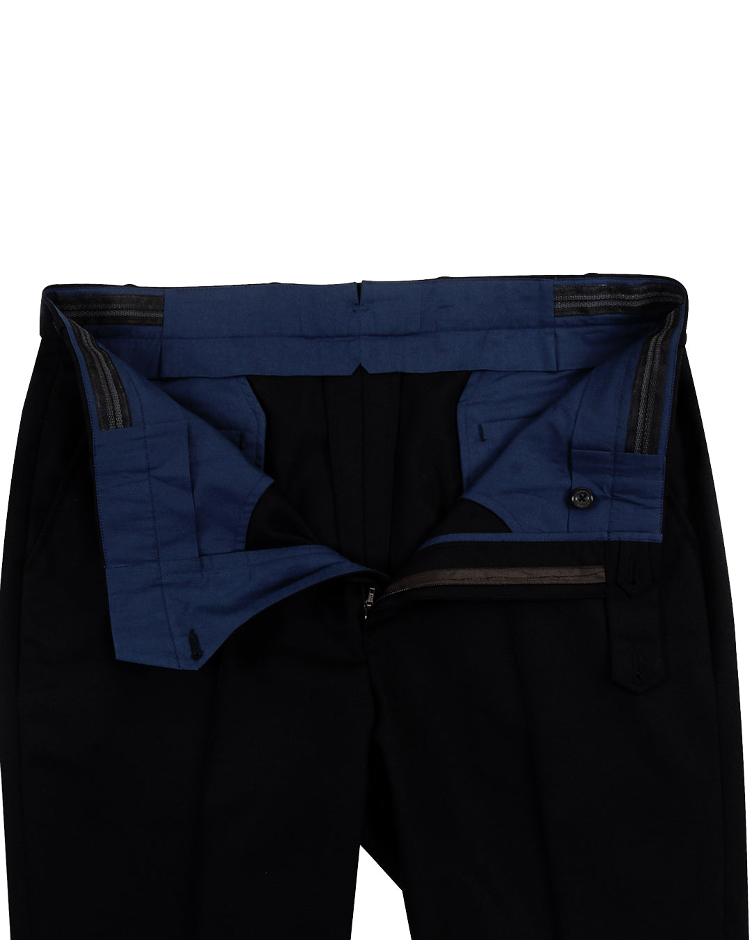 Dugdale Fine Worsted Pant- Black Plain