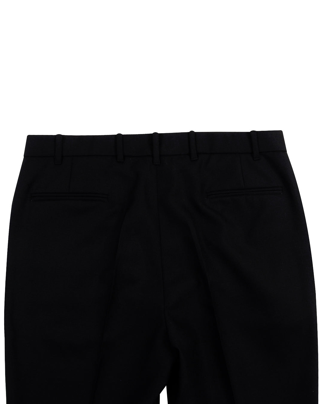 Dugdale Fine Worsted Pant- Black Plain