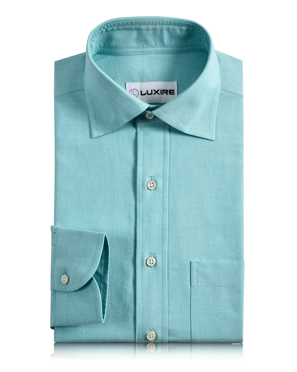 Mint Green Pinpoint Oxford Shirt - 1