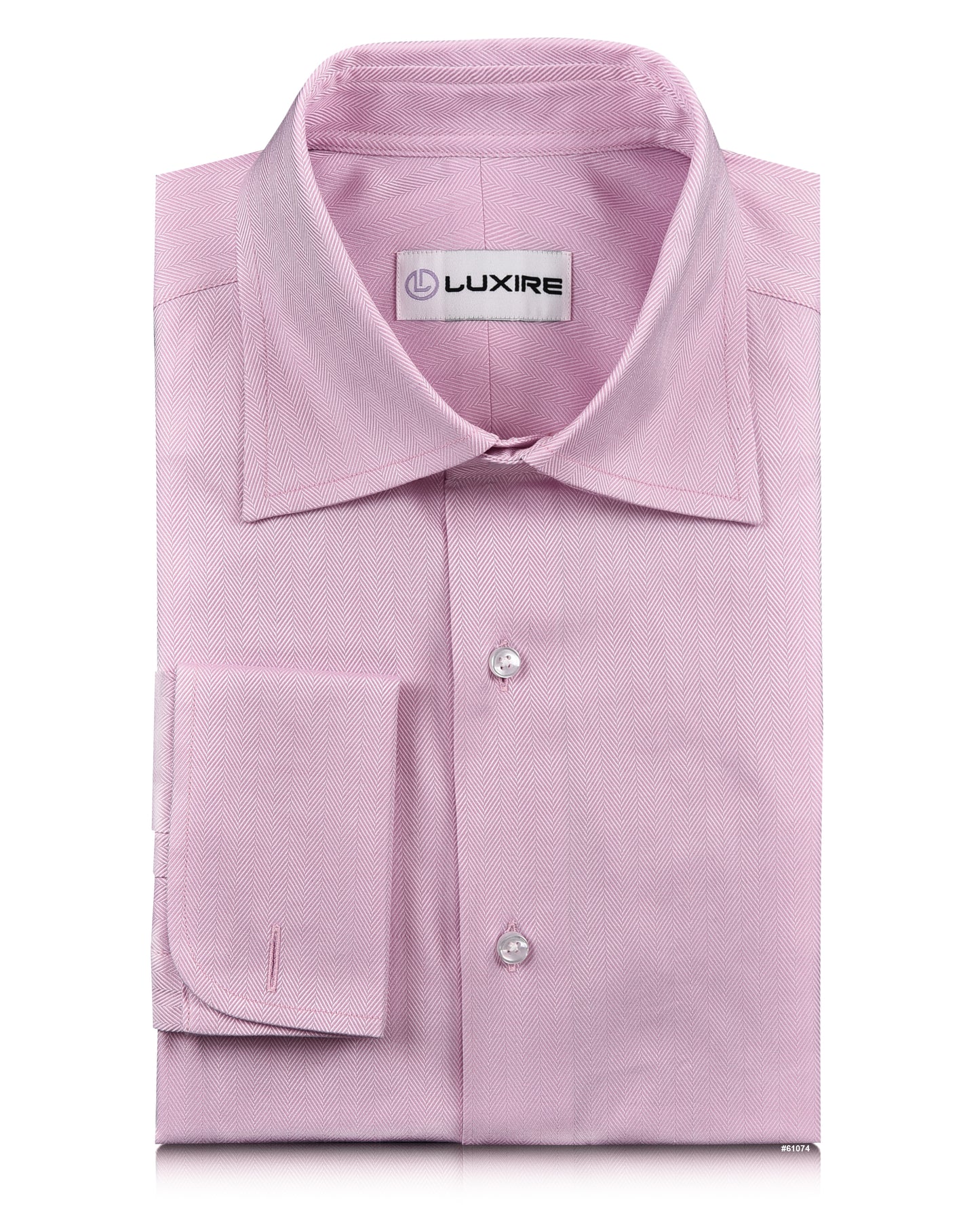 Pink Herringbone Shirt