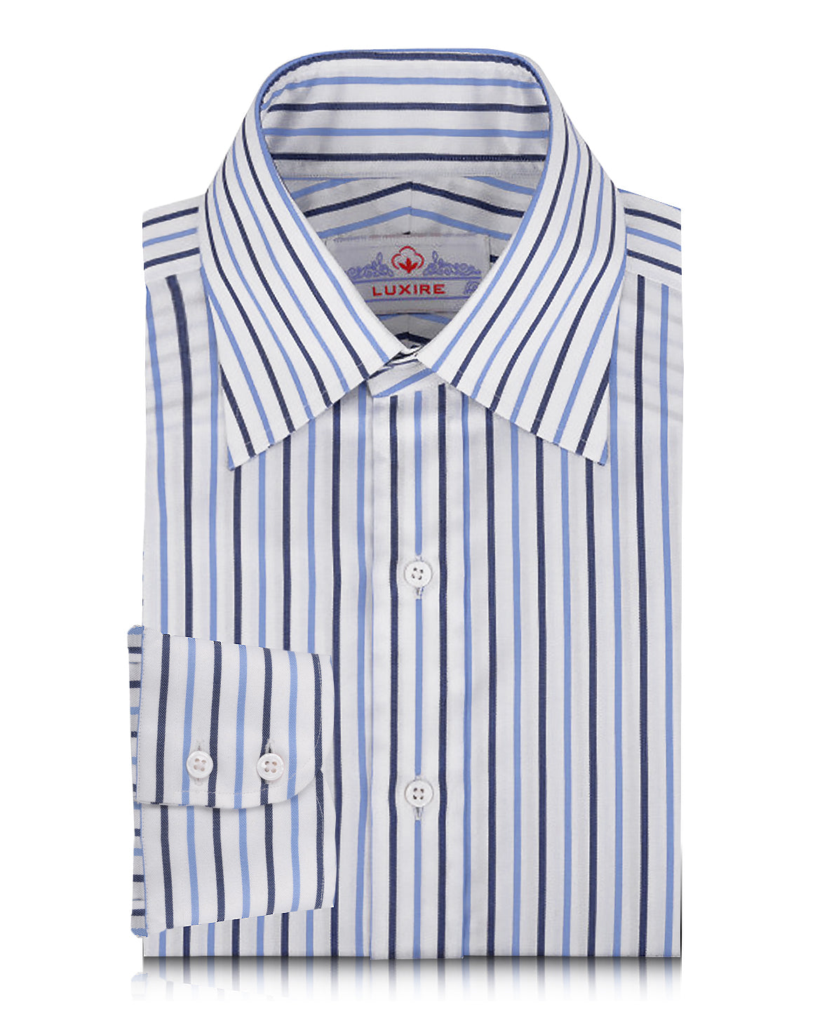 Monti Blue Navy Dress Stripes - 1