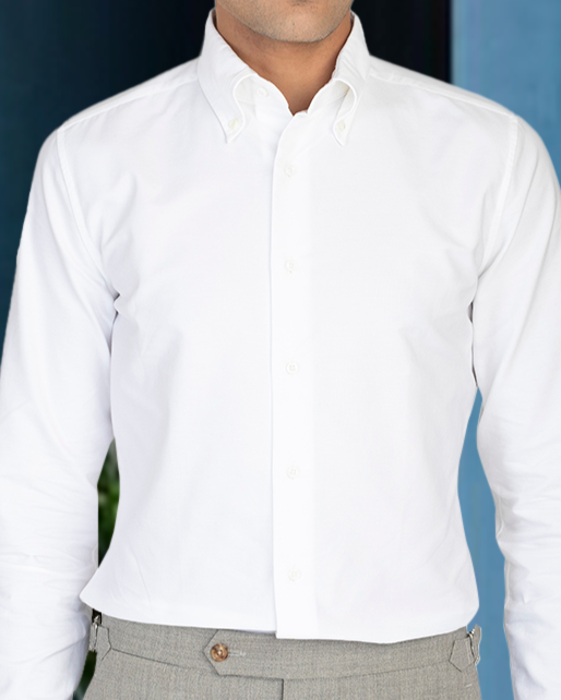 Warzone White Oxford Shirt