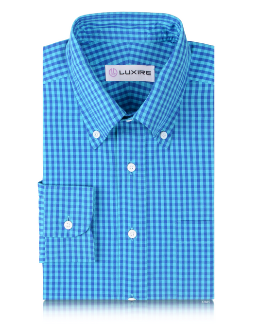 Friday Shirt: Shades of Blue Gingham