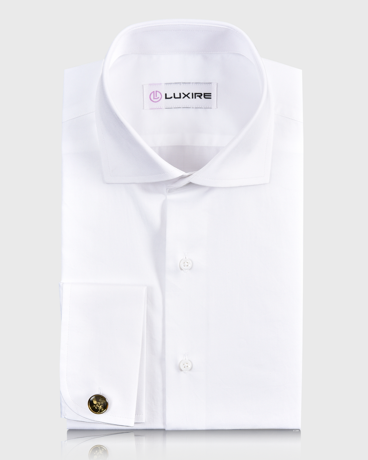 Brembana 2-Ply Giza White Business Twill Shirt - 1