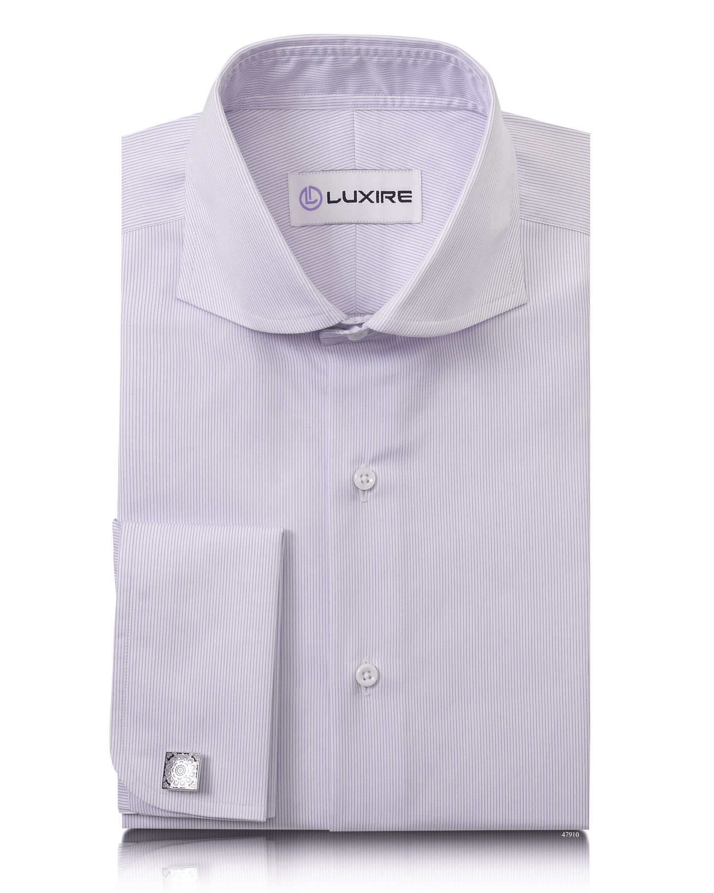 Mauve Pencil Stripes Shirt