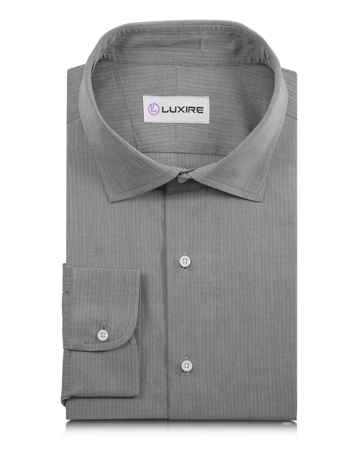 Grey Small Herringbone - 1