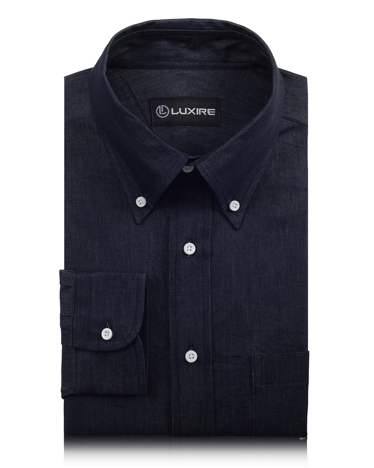 Dark Indigo Denim Chambray Shirt - 1