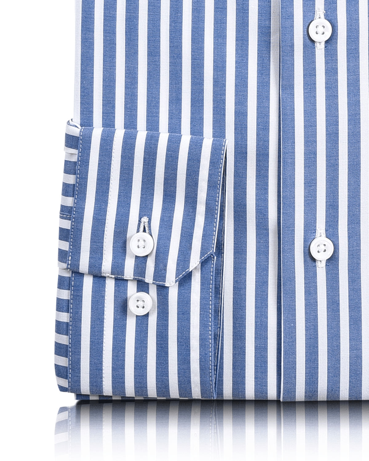 Cornflower Blue Bengal Stripes Shirt - 3