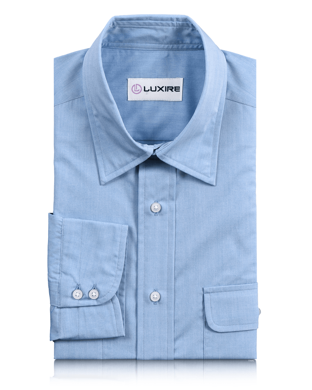 Blue Summer Chambray - 1