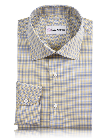 Yellow Blue Tattersall Shirt