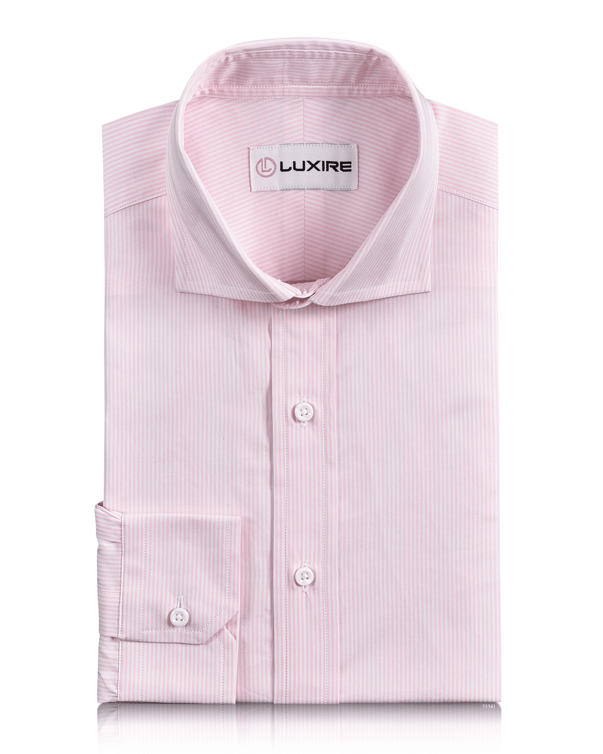 Monti Light Pink Dress Stripes Ice Shirt - 1