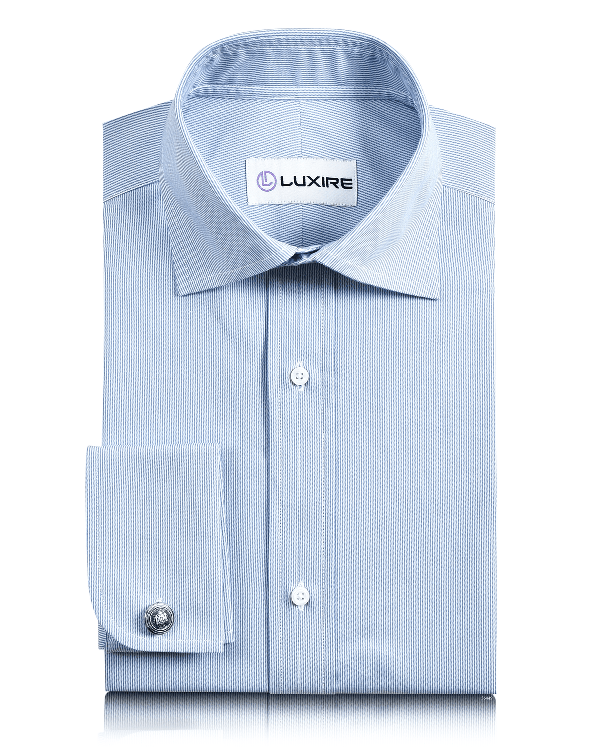 Sky Blue Mille Stripes Shirt - 1