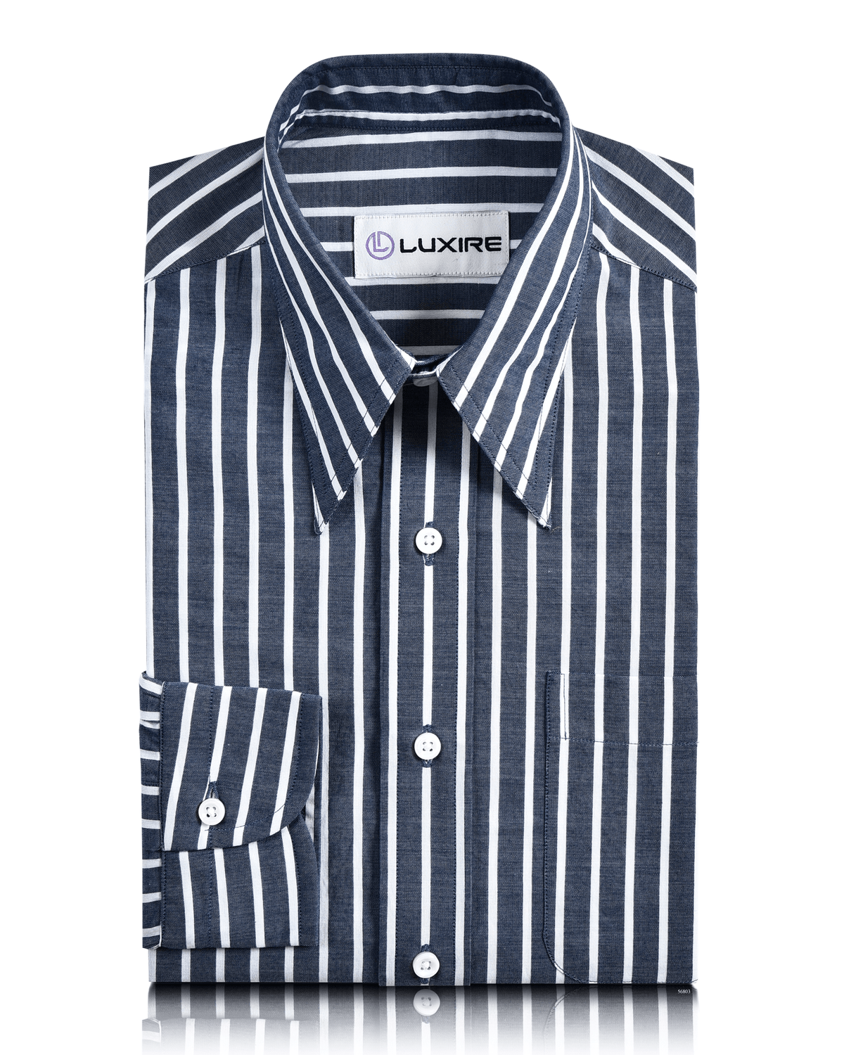 Navy Awning Stripes Shirt - 1