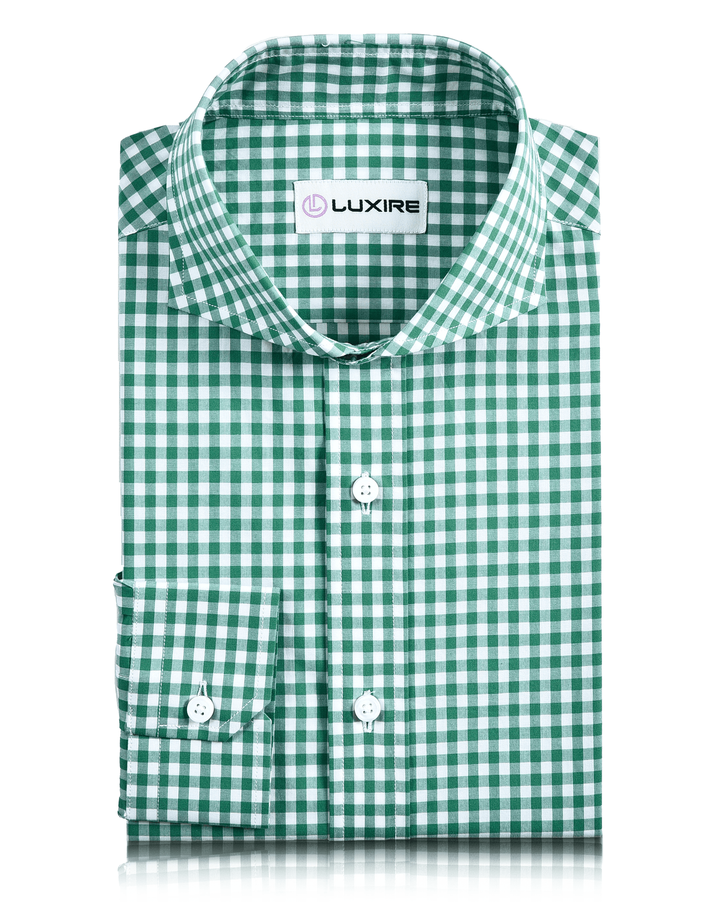 Green Gingham Checks