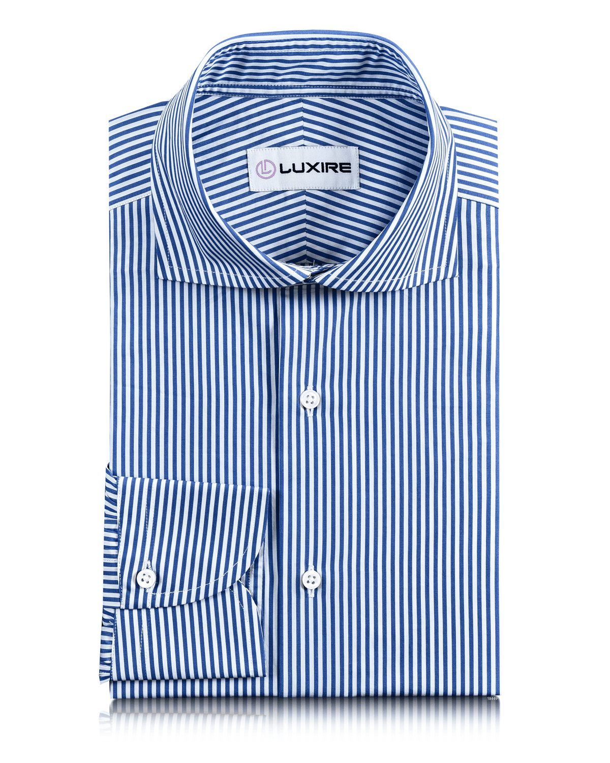 Cornflower Blue White Candy Stripes - 1