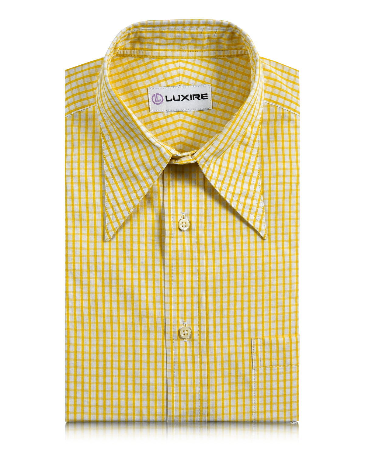 Friday Shirt: Yellow Graph Checks - 1