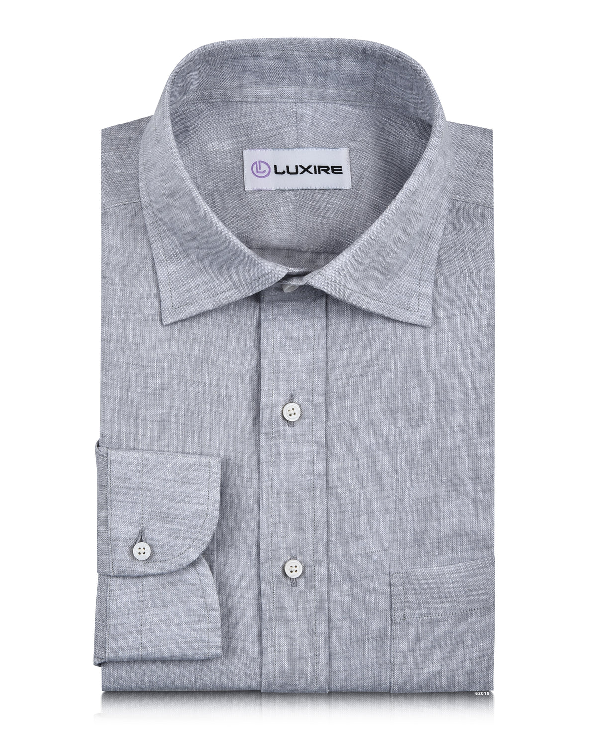 Linen: Light Grey End on End - 1