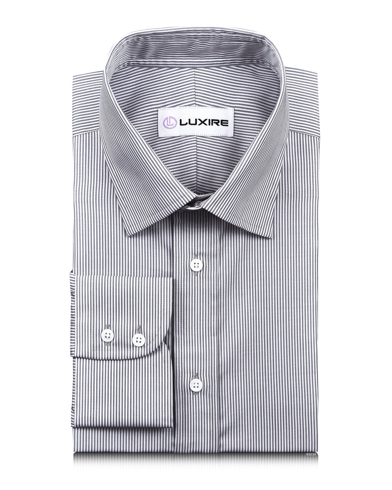 White Stripes With Grey