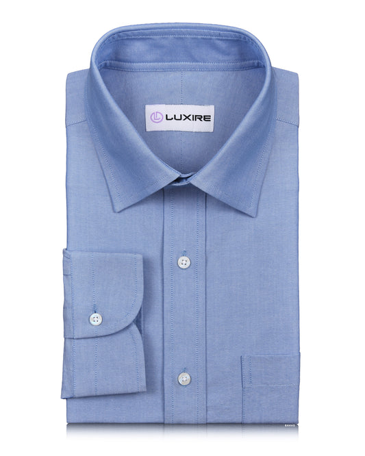 Blue Pinpoint Oxford Dress Shirt