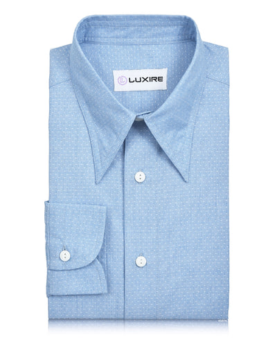 Dotted Pale Blue End on End