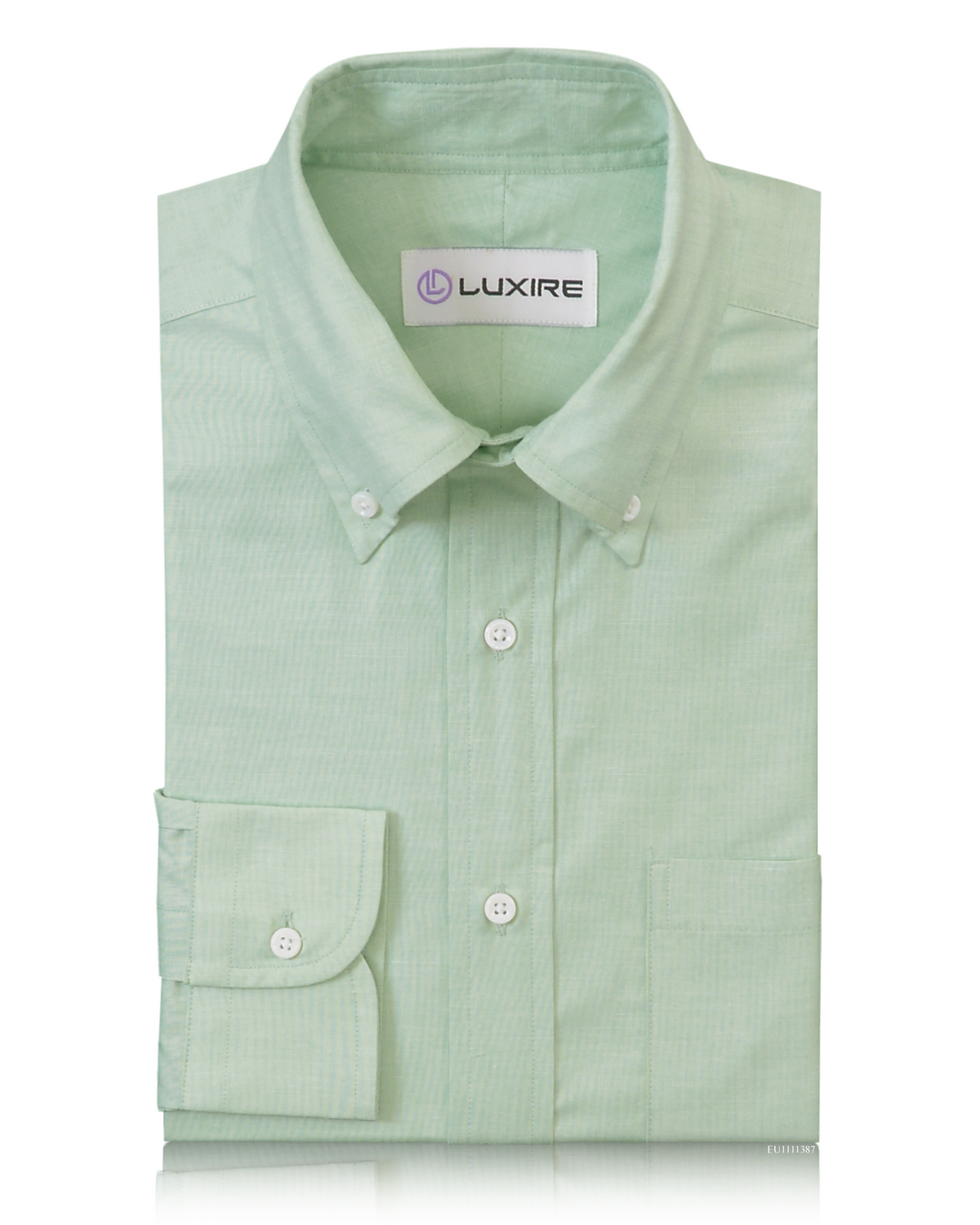 Cotton Poly: Green End On End Shirt - 1