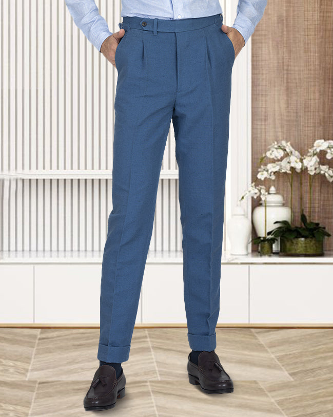 Linen Cotton Canvas: Steel Blue - 1
