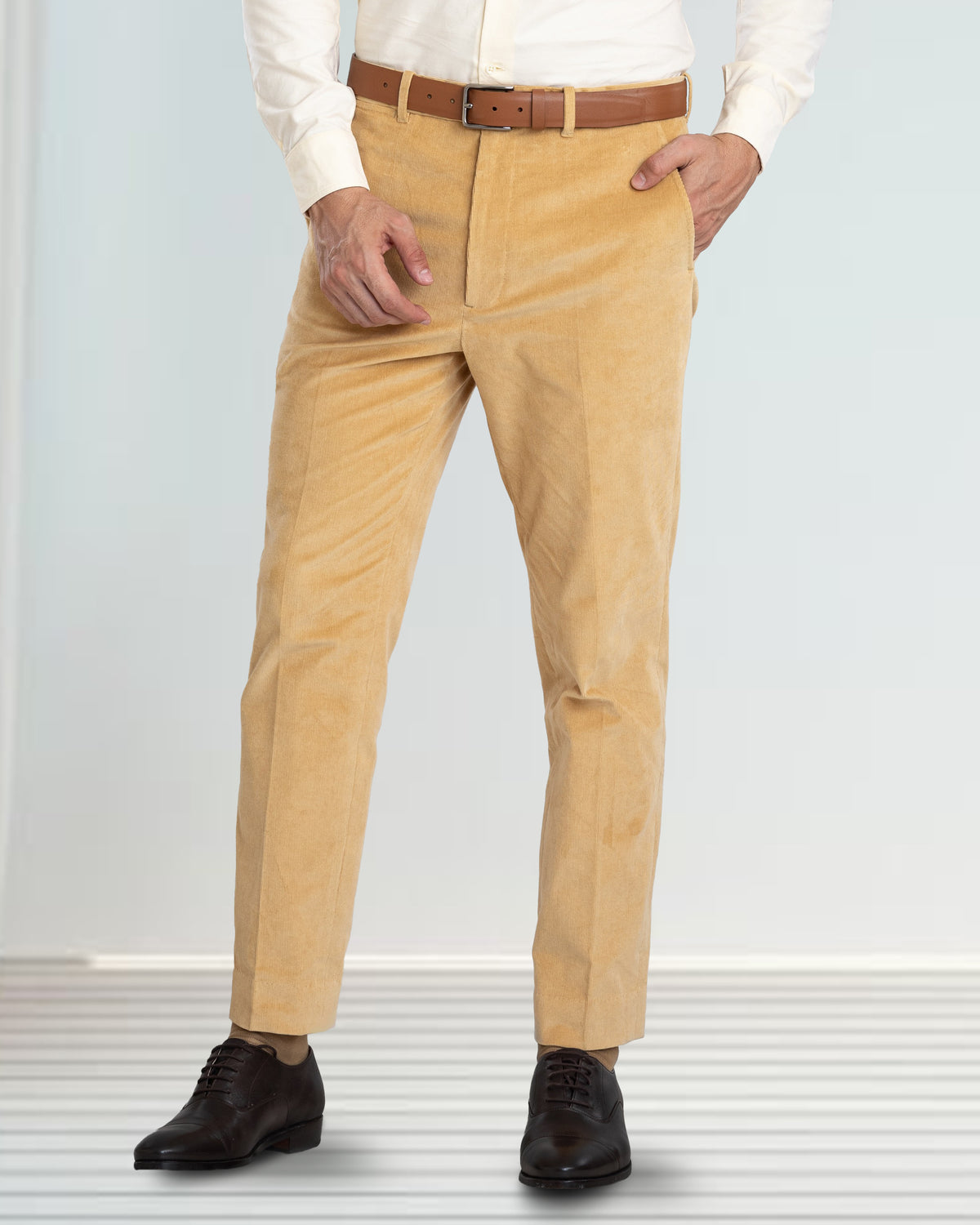 Primrose yellow 21 Wale Needle Cord - 1