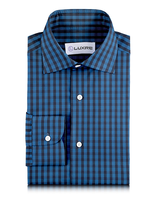 Shades of Blue Large Gingham