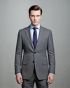 Grey Wool Pinstripes Suit