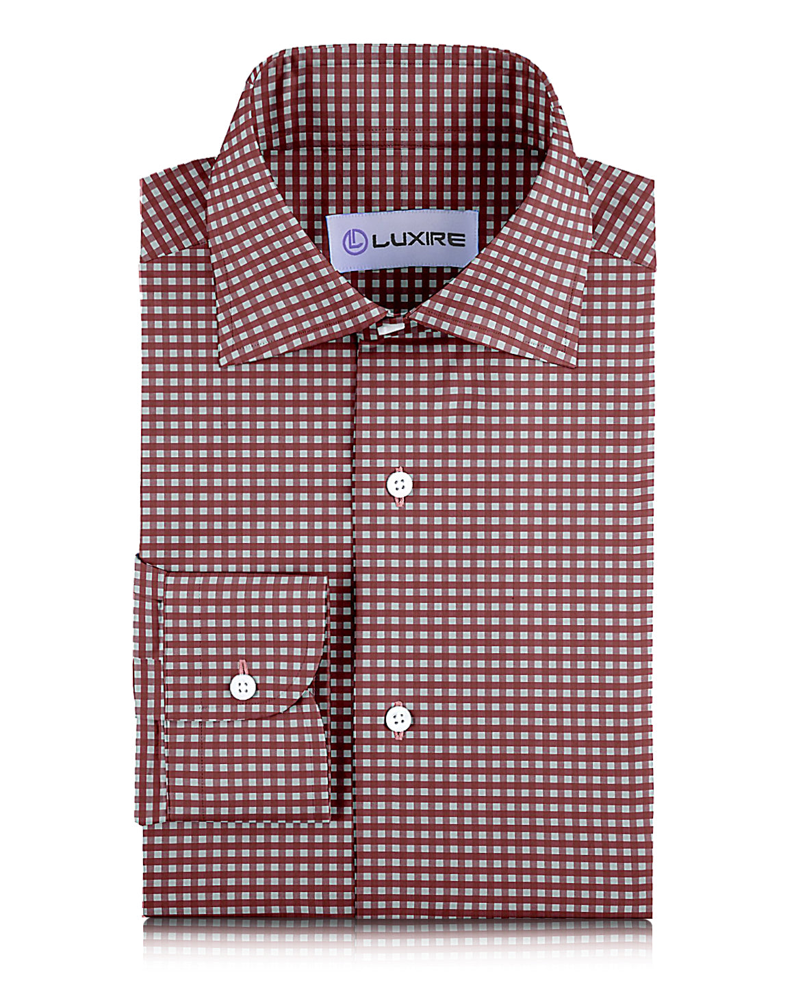 Salmon Pink Gingham
