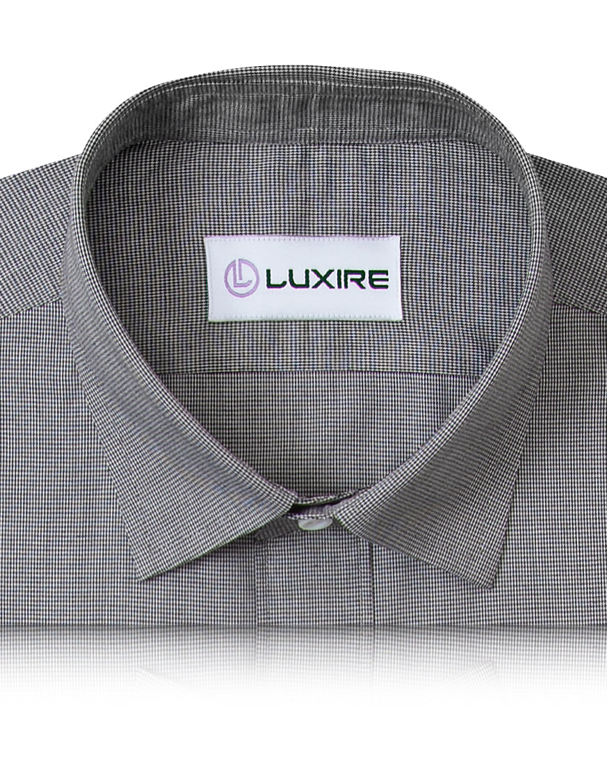 Grey Micro Houndstooth