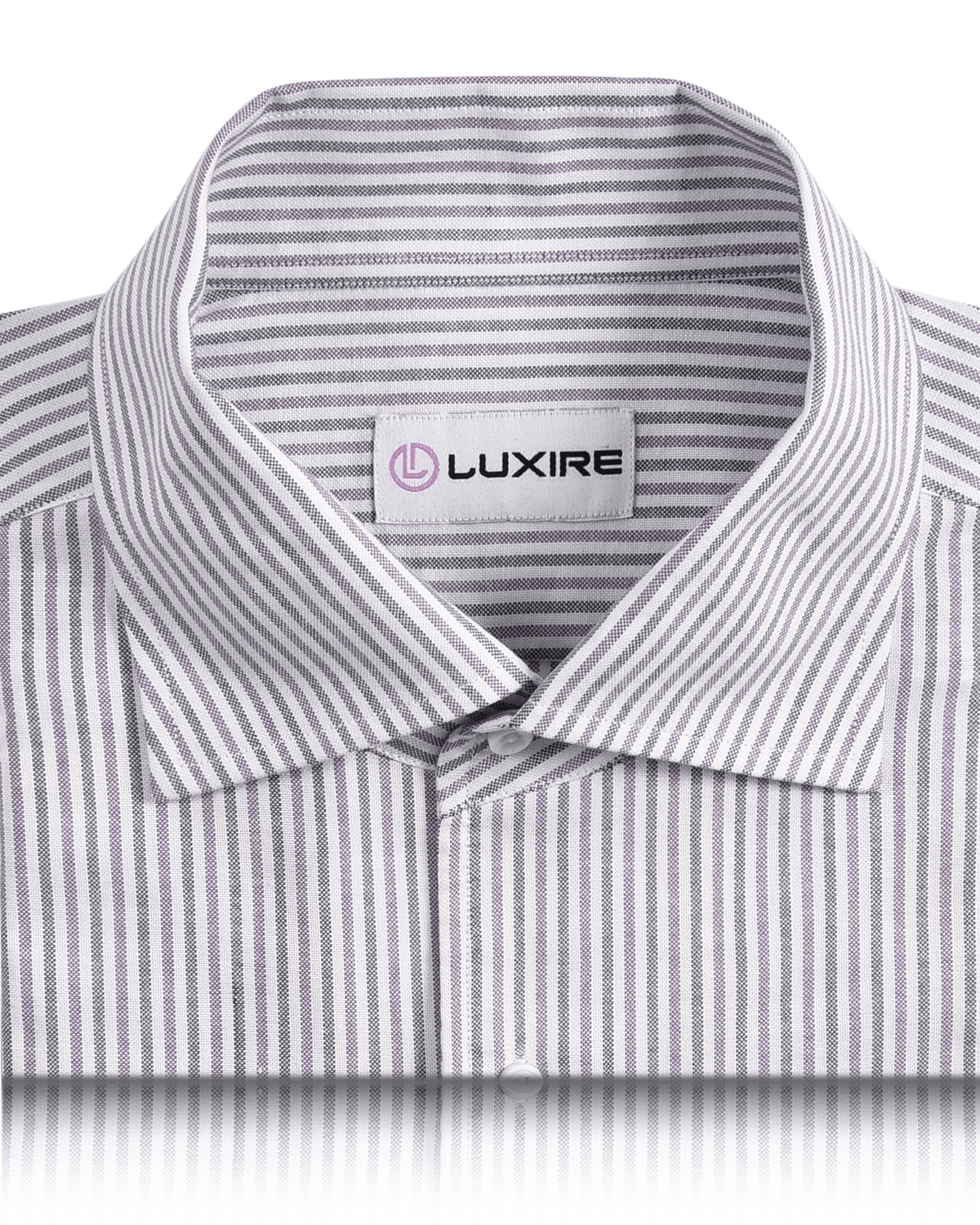 Shades of Purple Stripes Oxford Shirt - 2
