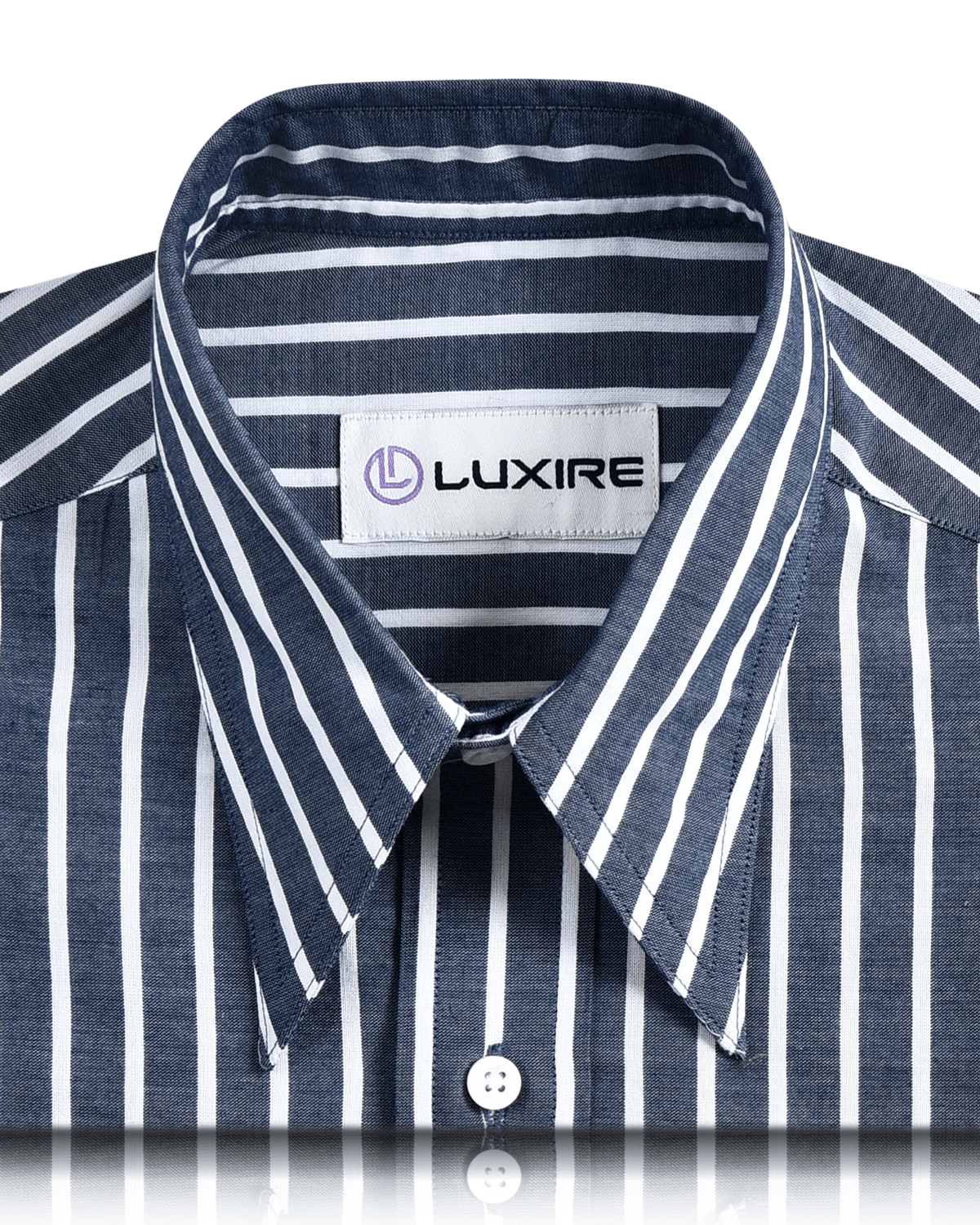 Navy Awning Stripes Shirt - 2