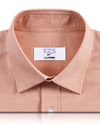 EZS Orange Houndstooth Shirt