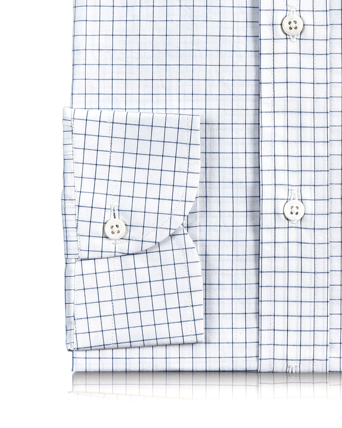 Navy White Checks - 3