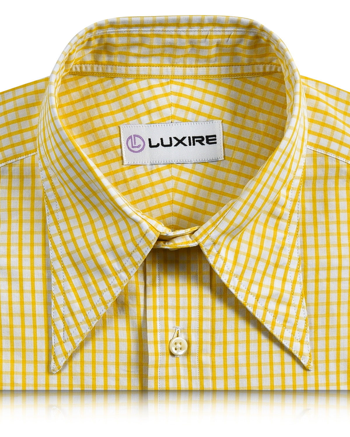 Friday Shirt: Yellow Graph Checks - 2