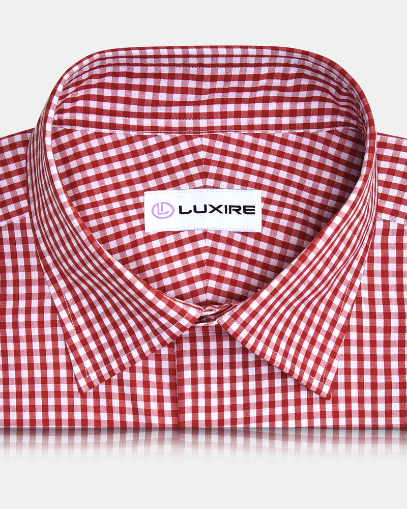 Red White Gingham Checks
