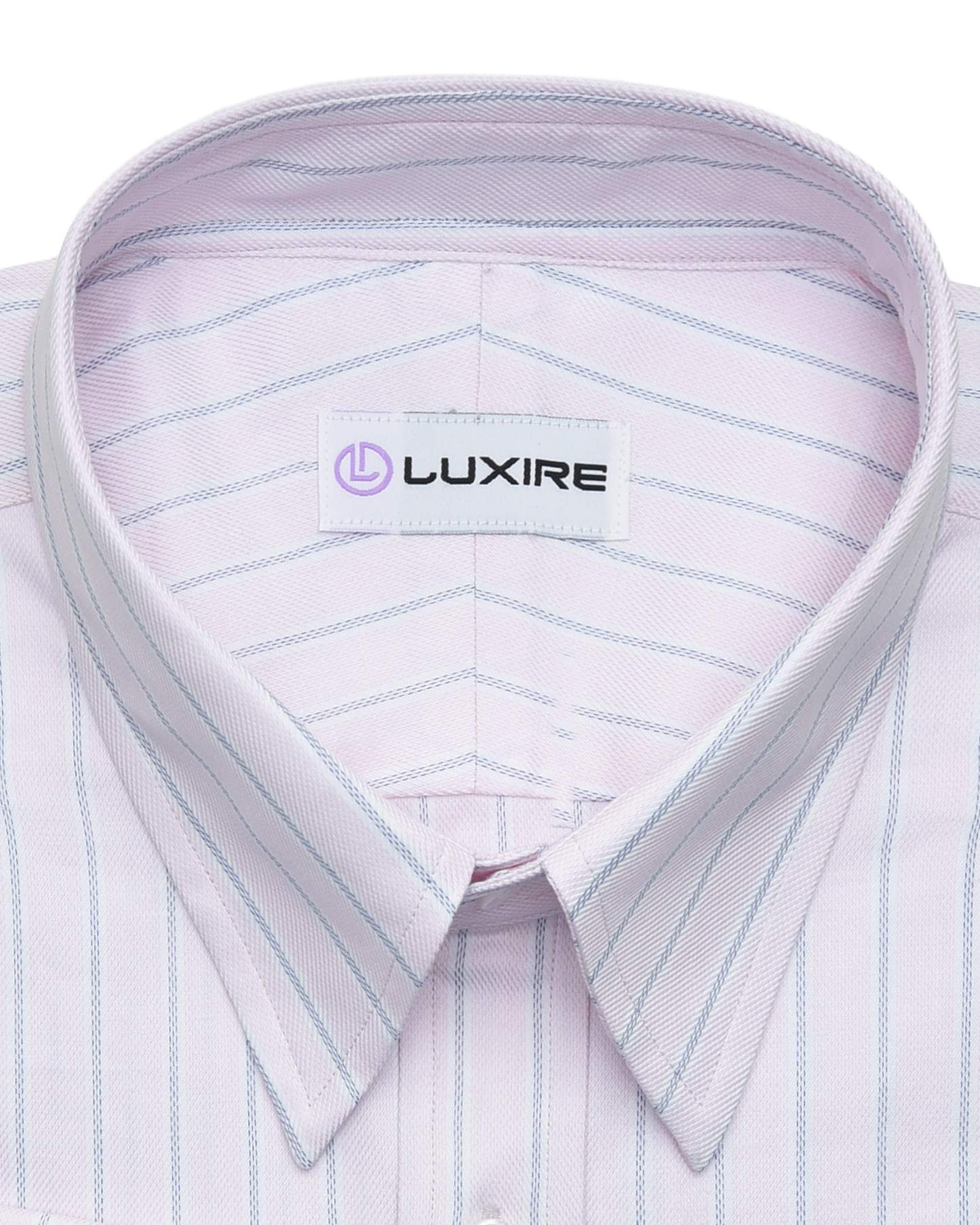 Pink and Navy Stripes Shirt