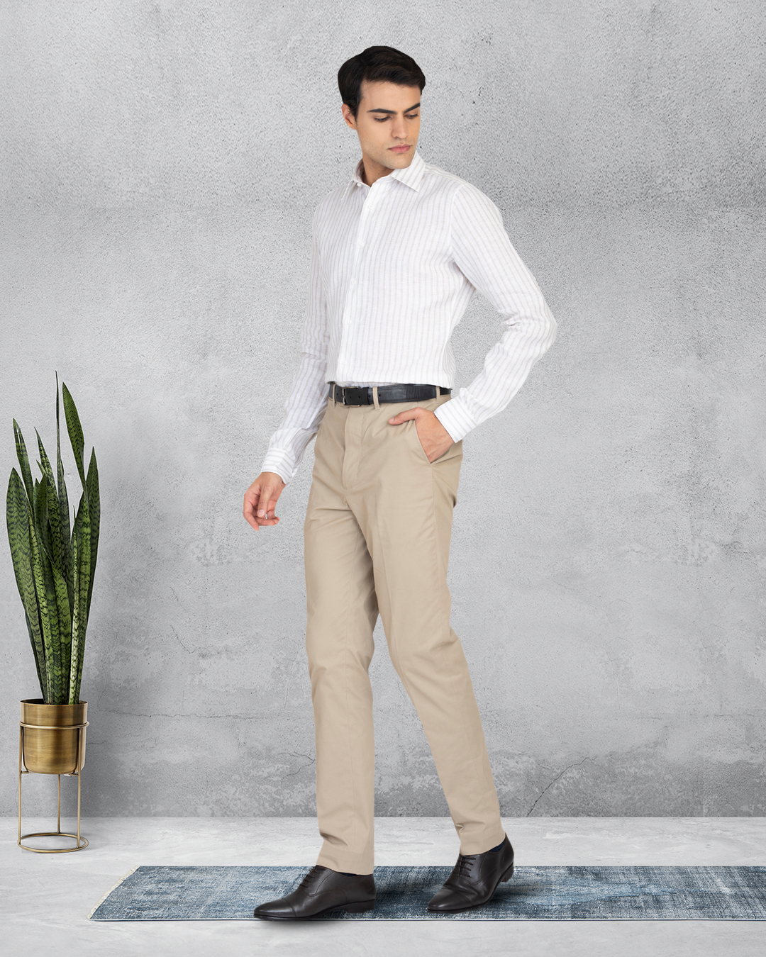 Genoa British Khaki Dress Pant - 4