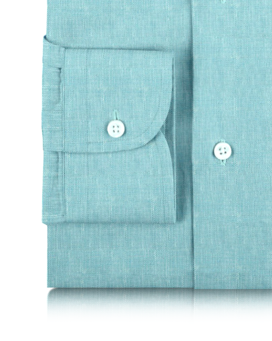 Linen:Light Blue End on End - 3