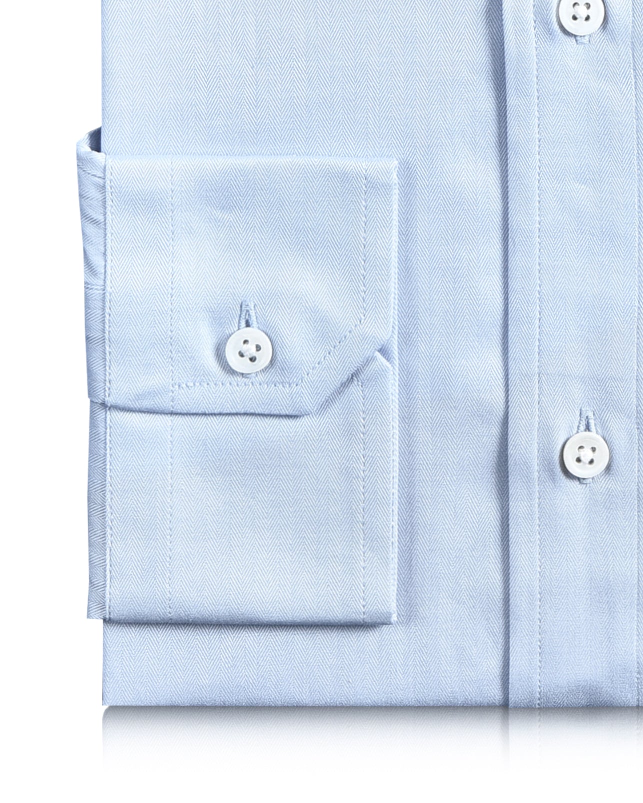 Brembana Light Blue Herringbone Shirt