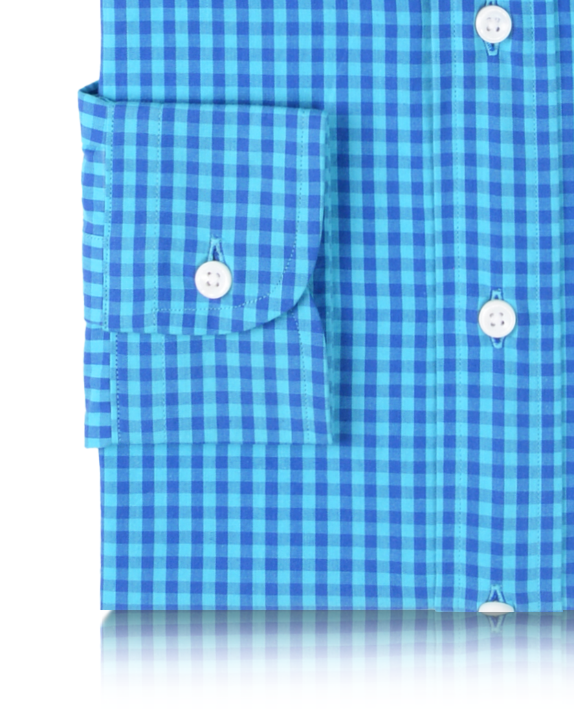 Friday Shirt: Shades of Blue Gingham