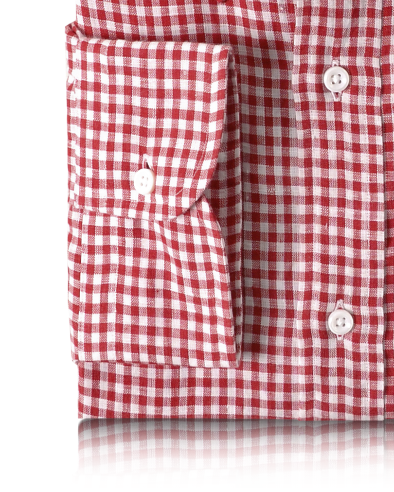 Linen:Red Gingham Checks - 3